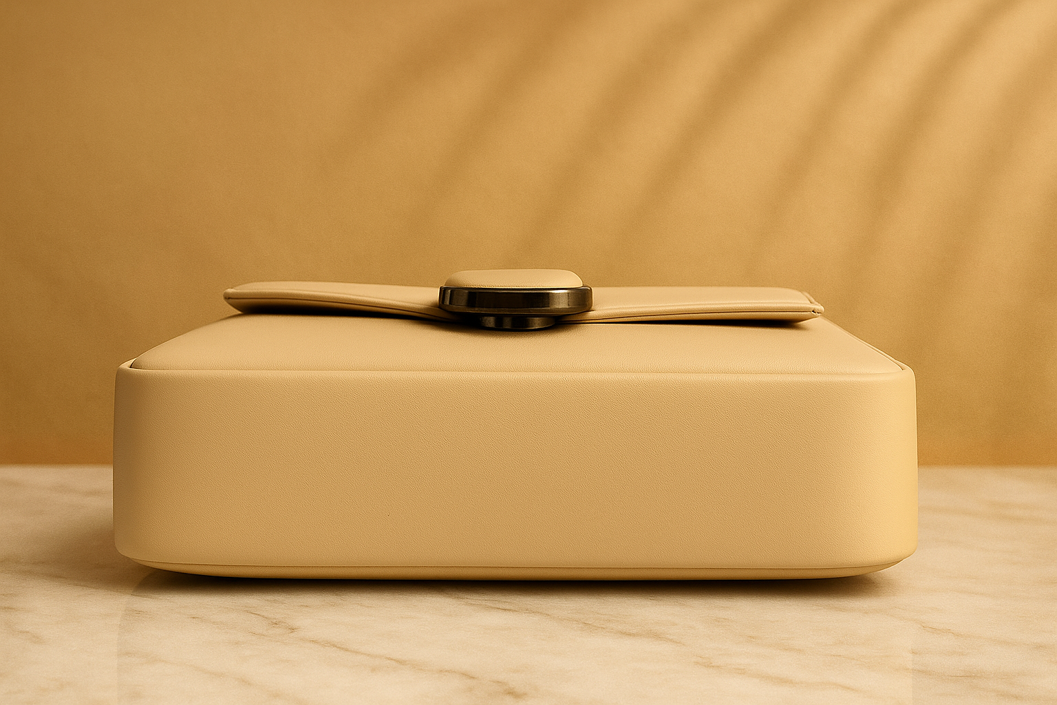 ZaaliQa Elegant Beige Women’s Sling Bag with Flap Closure | Premium PU Leather Crossbody & Shoulder Bag for Daily & Party Wear - Image 5